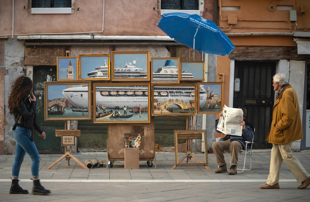 Banksy aparece de nuevo con esta heroica obra en las calles de Venecia