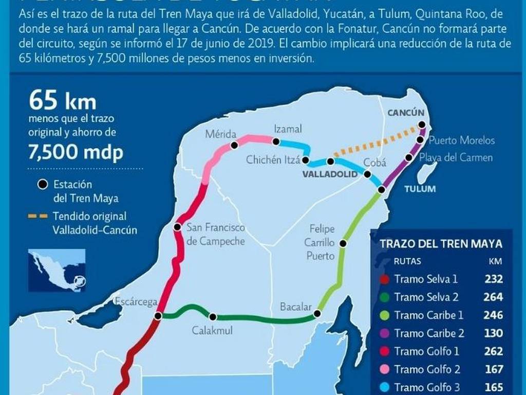 Tren Maya: comunidades yucatecas detienen temporalmente el ambicioso tren