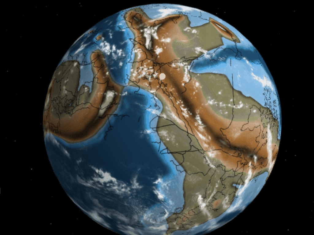 Un viaje al pasado: este mapa muestra cómo era el lugar en donde vives hace 750 millones de años