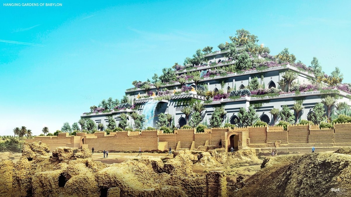 Jardines Colgantes De Babilonia, El Antiguo Paraíso