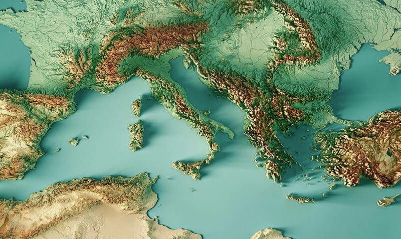 Gran Adria: el continente perdido debajo de Europa que la ciencia revive