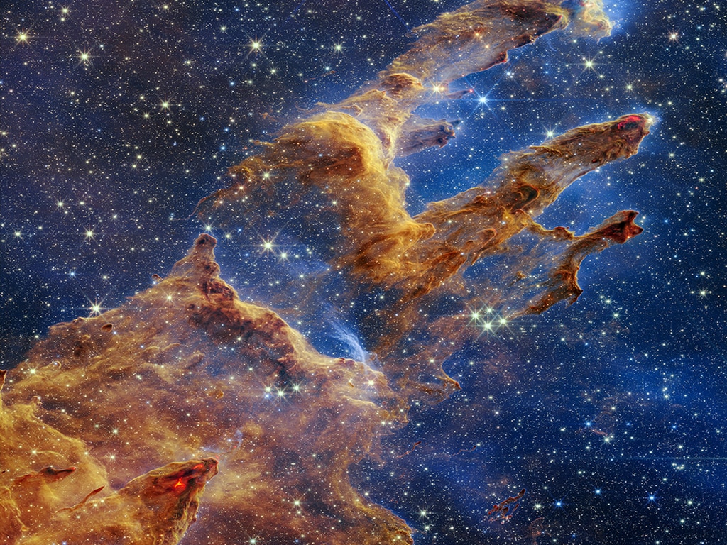 El Webb captura los Pilares de la Creación repletos de estrellas