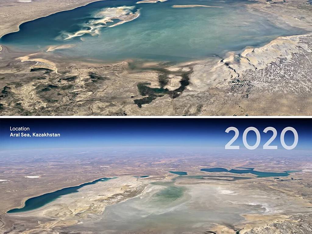 Imágenes satelitales muestran el avance del calentamiento global y cómo ha cambiado la Tierra