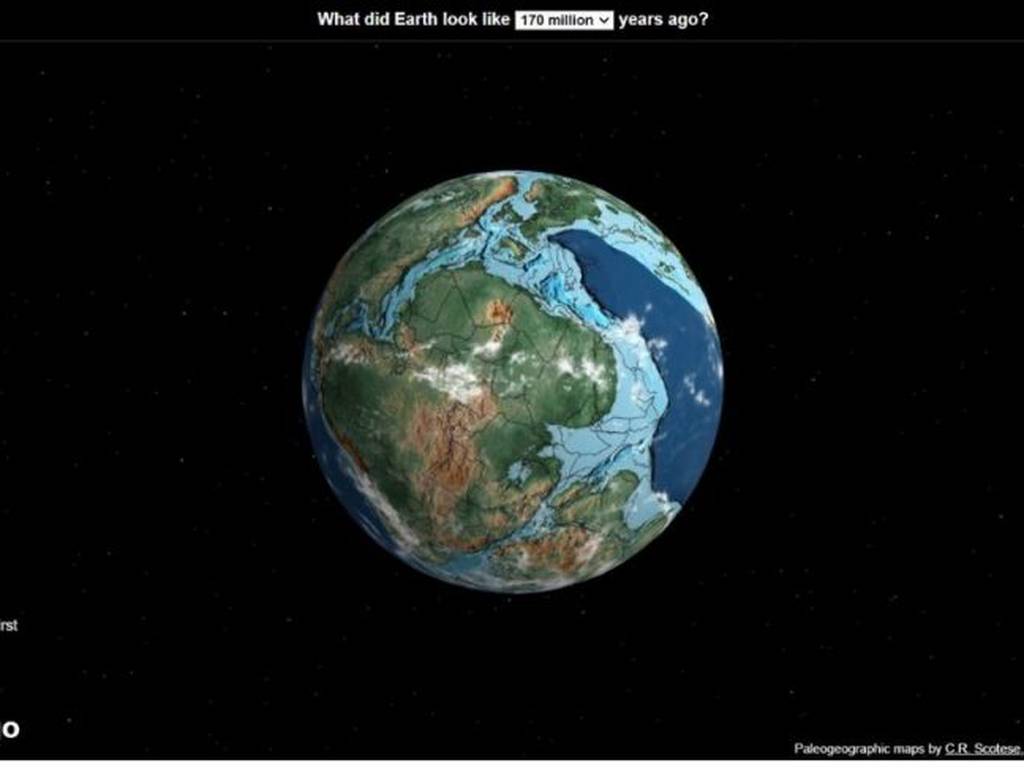 Un viaje al pasado: este mapa muestra cómo era el lugar en donde vives hace 750 millones de años