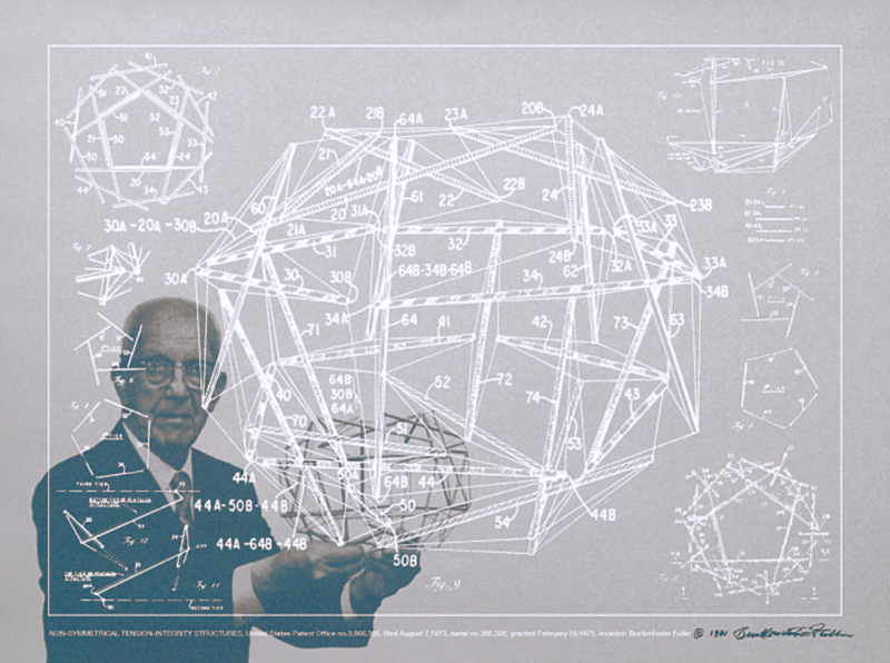 Los futuristas carteles de Buckminster Fuller: tesoro visual