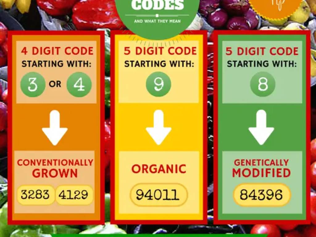 ¿Qué significan los códigos en las frutas? (aprende a leer las etiquetas)