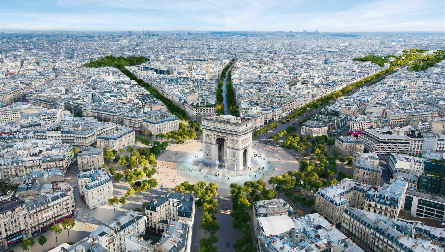 París Transformará Los Campos Elíseos En Un Oasis Verde Urbano