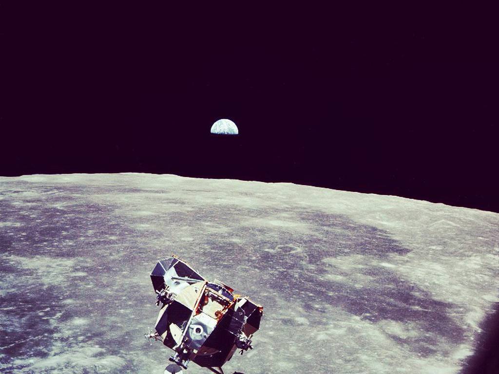 Increíbles imágenes de la llegada del hombre a la Luna utilizando filtros de Instagram (FOTOS)