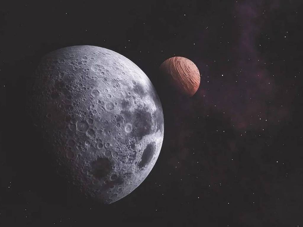 La Luna y Marte se 'abrazarán' en la última noche del año