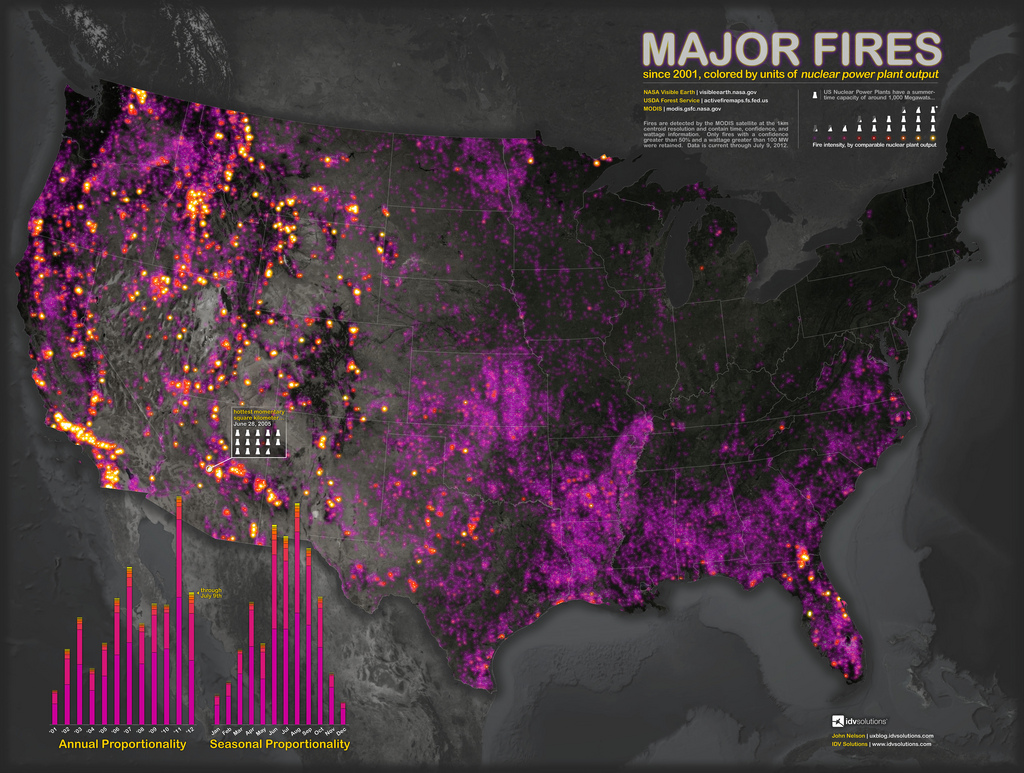 ¿en Qué Puntos De Estados Unidos Ocurren Más Incendios Forestales?