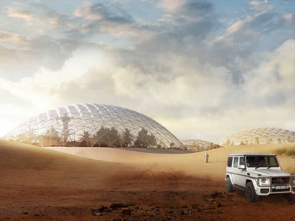 La ciudad espacial que Dubái prepara para Marte