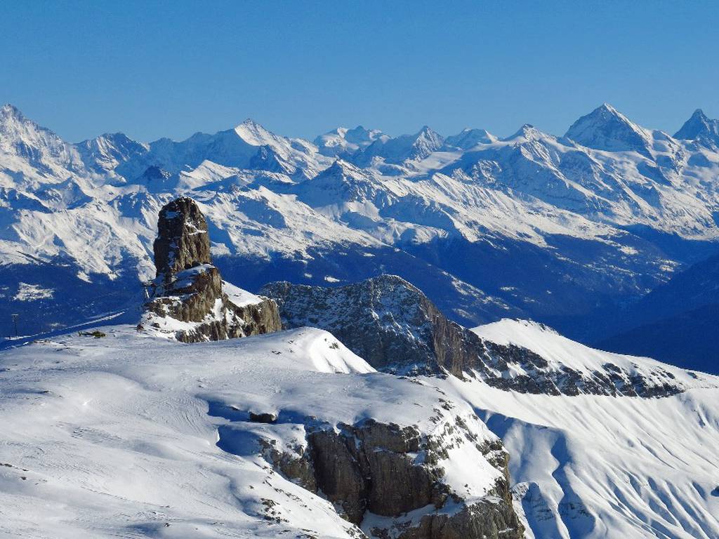 Deshielo en los Alpes Suizos revela un camino antiguo