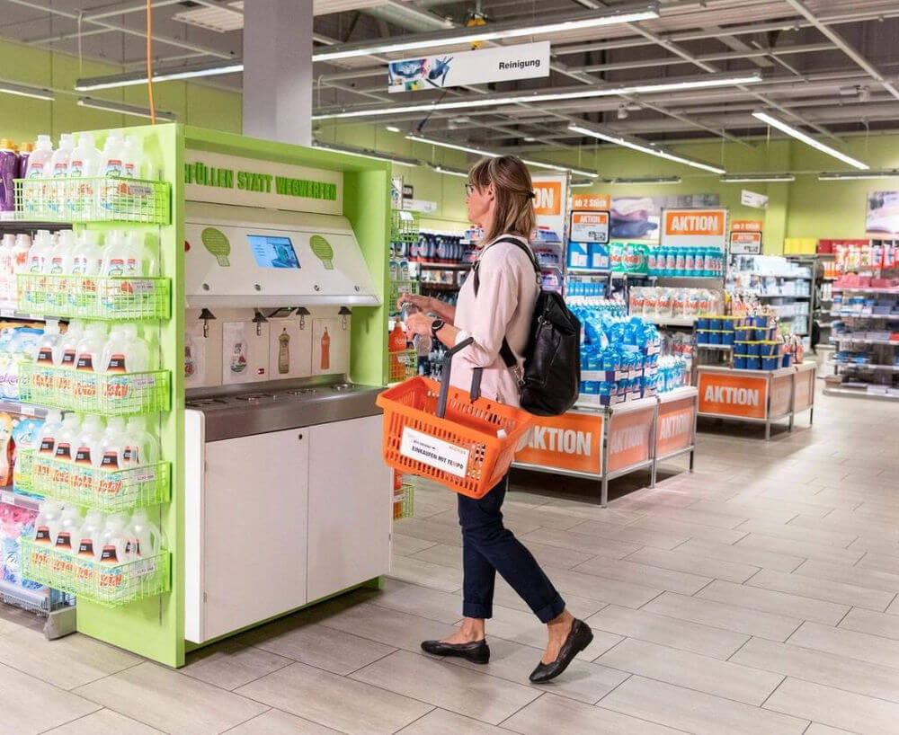 Ecotech: Supermercado Apuesta Por Máquinas “rellena Envases” Para Detergente Y Shampoo