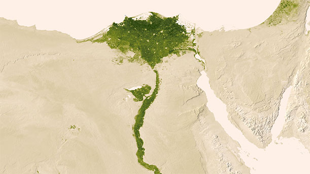 El planeta verde: sorprendente visualización satelital de la Tierra